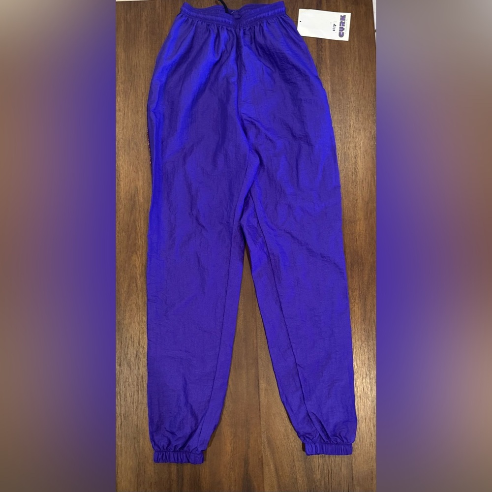 Vintage 80’s Striking Purple Track Pants Classic Design